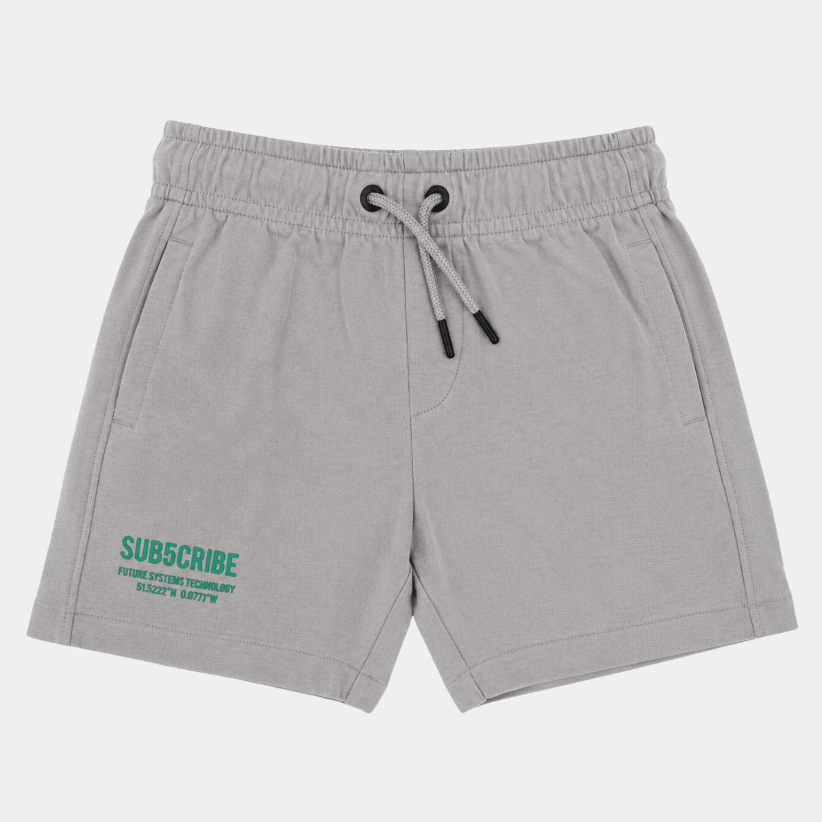 Green Subscribe Printed Jersey Shorts from You Know Who's