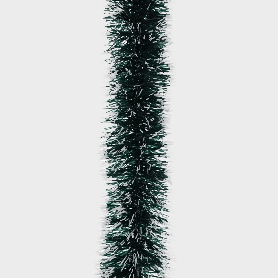 Green tinsel 3m fine chunky from You Know Who's