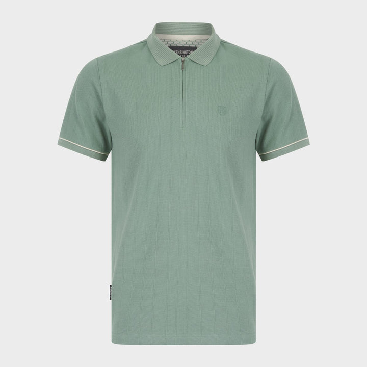 Green Zip Neck Polo from You Know Who's