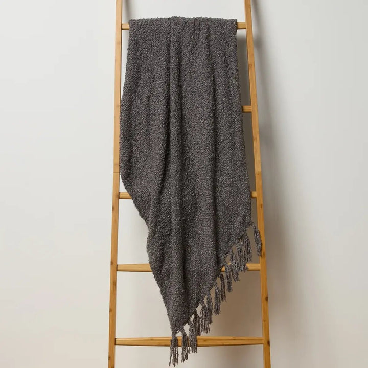 Grey Boucle Throw 130X150cm from You Know Who's