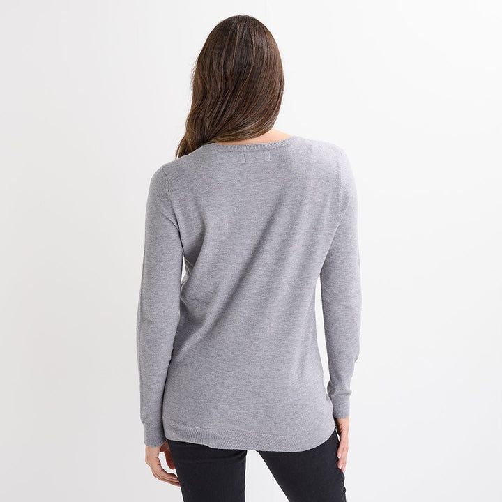 Grey Bows Christmas Jumper from You Know Who's