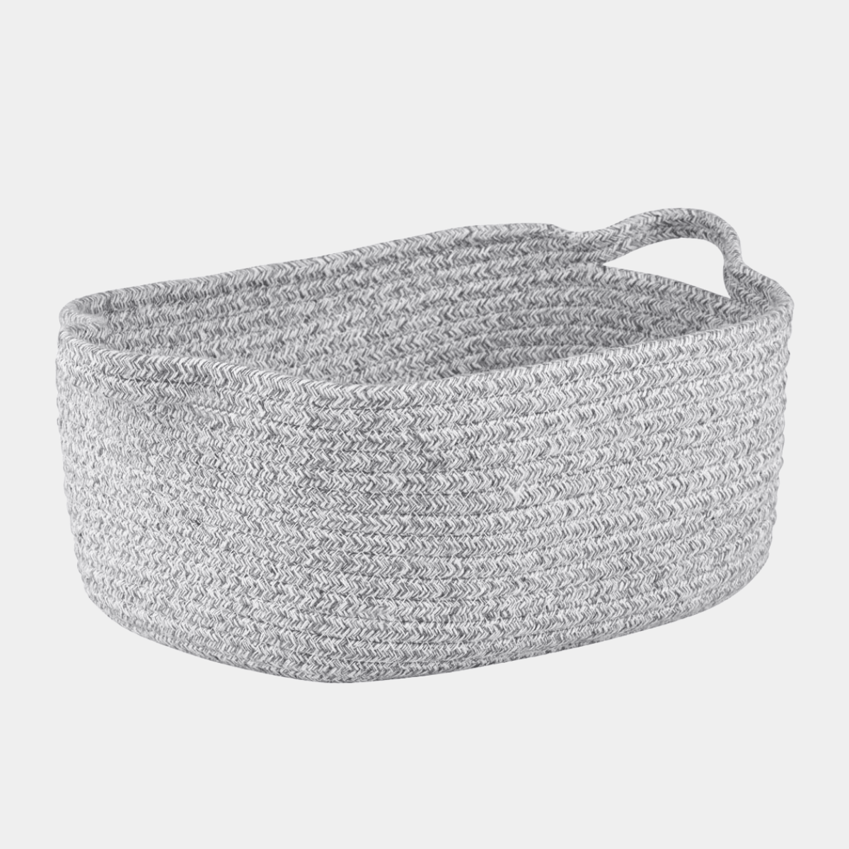 Grey Cotton Rope Basket 32 x 22cm from You Know Who's