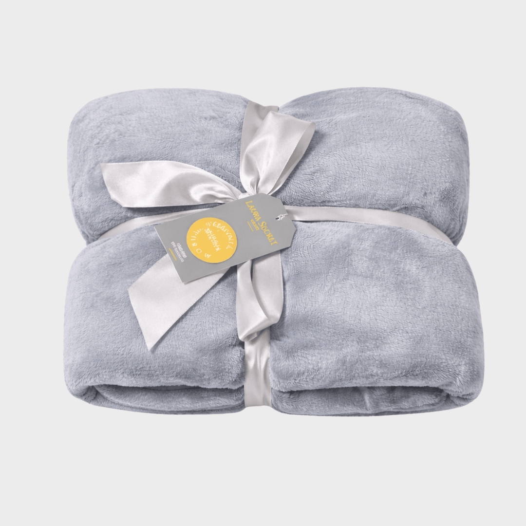 Grey Flannel Sherpa Throw 150X200CM from You Know Who's
