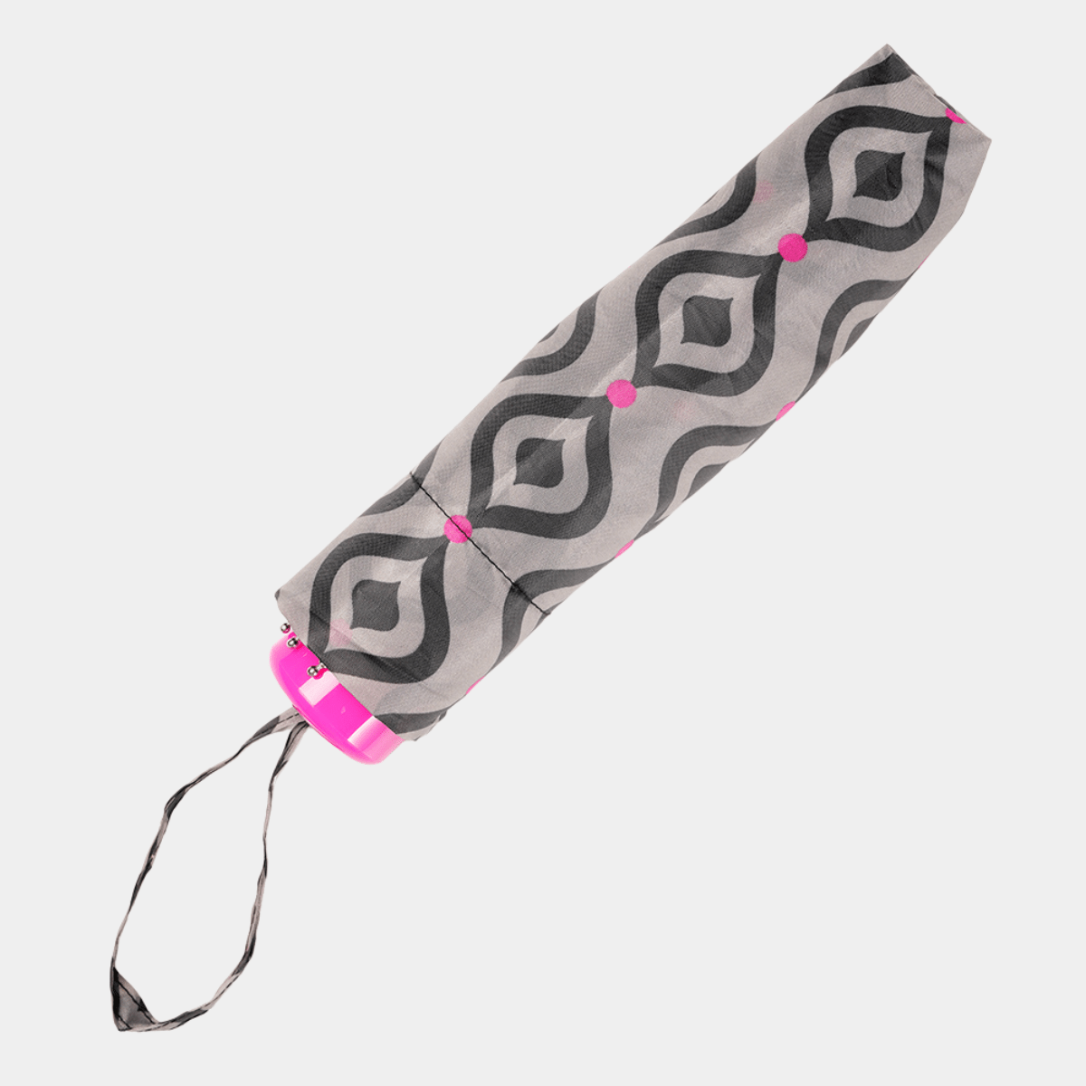 Grey Geometric Supermini Umbrella from You Know Who's