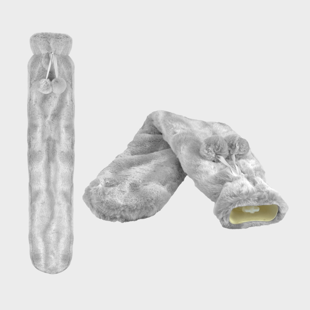 Grey Longline Supersoft Hot Water Bottle from You Know Who's