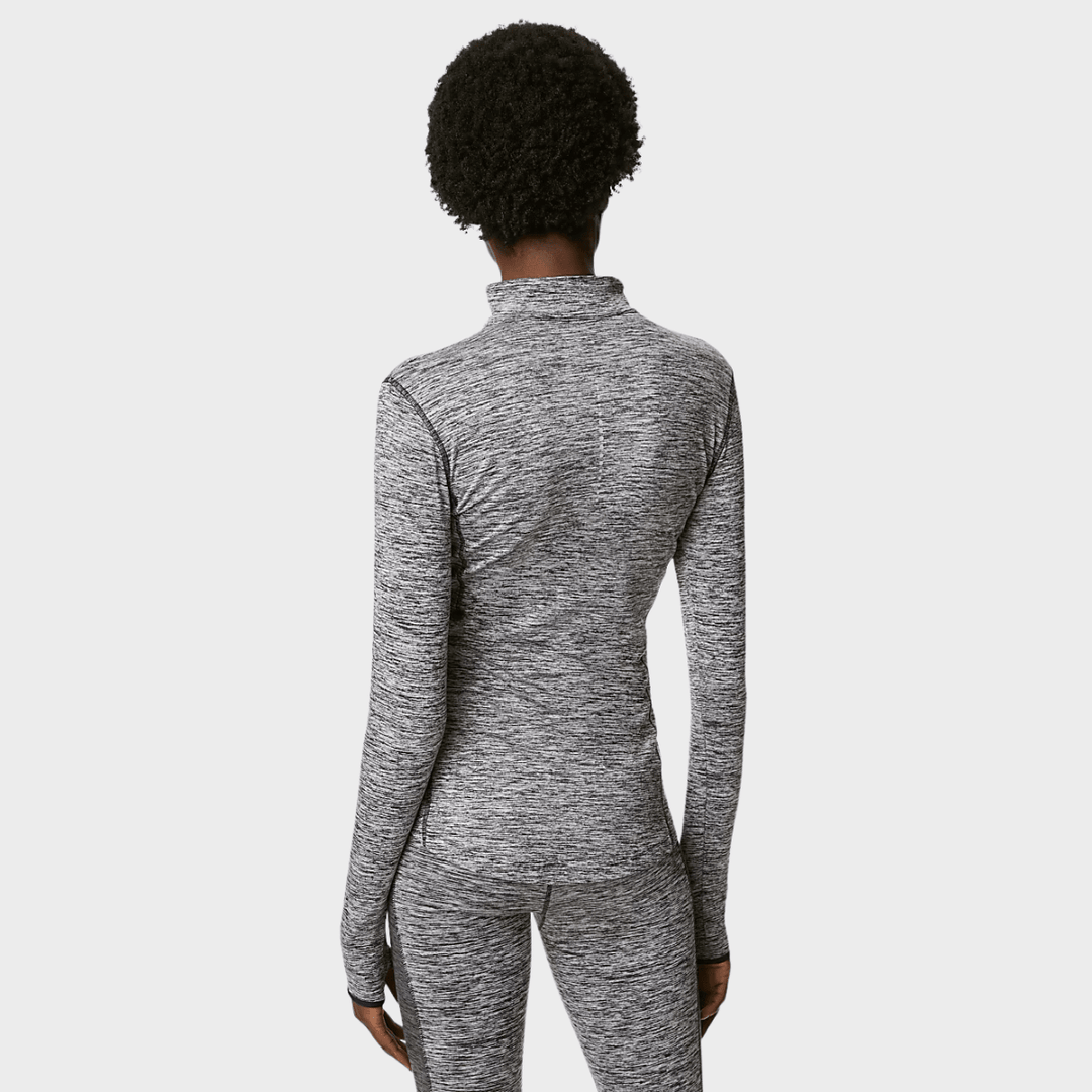 Grey Marl GM 1/4 zip Pull Over from You Know Who's
