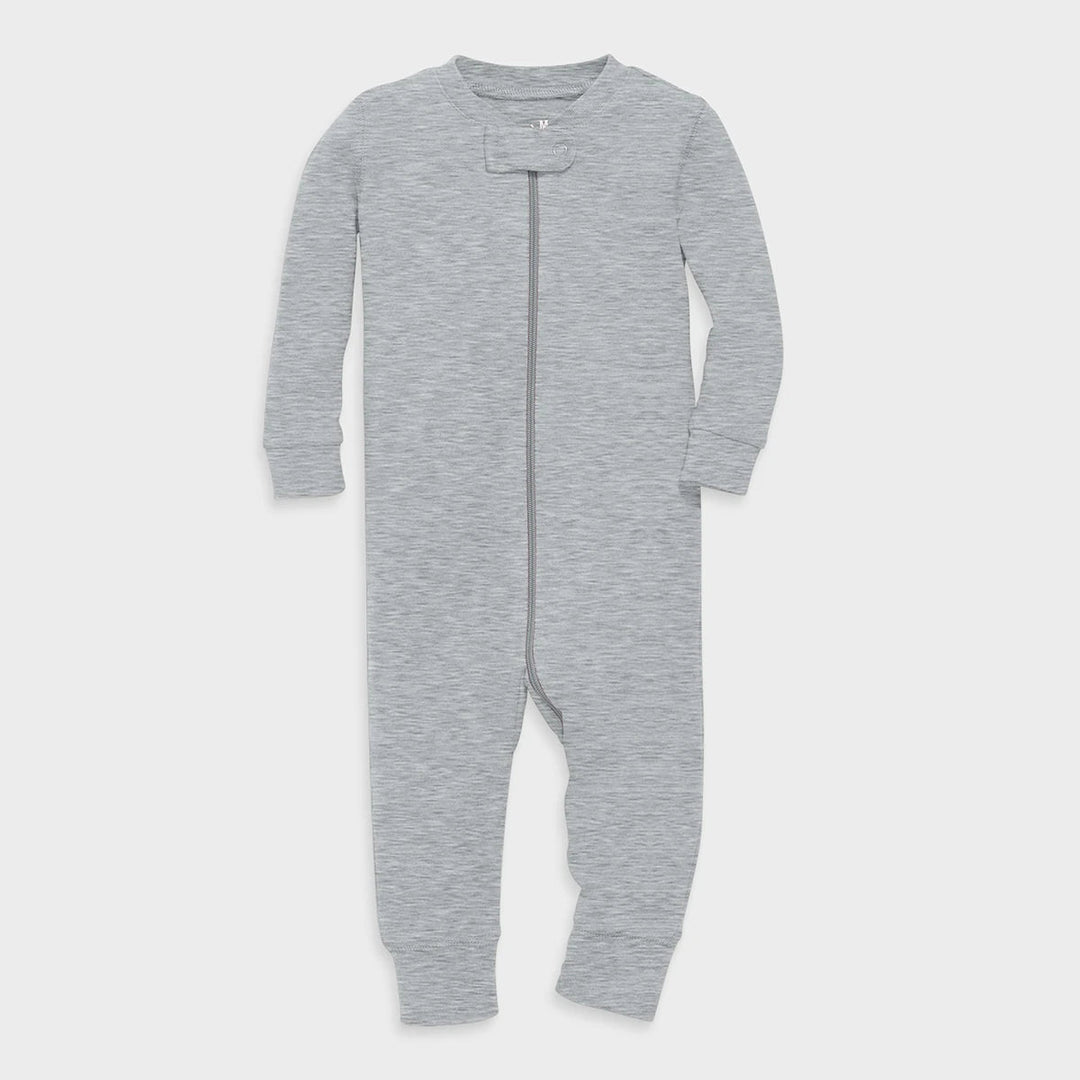 Grey Marl Organic Unisex Sleepsuit from You Know Who's