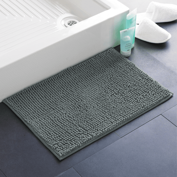 Grey Noodle Bath Mat 60x40cm from You Know Who's