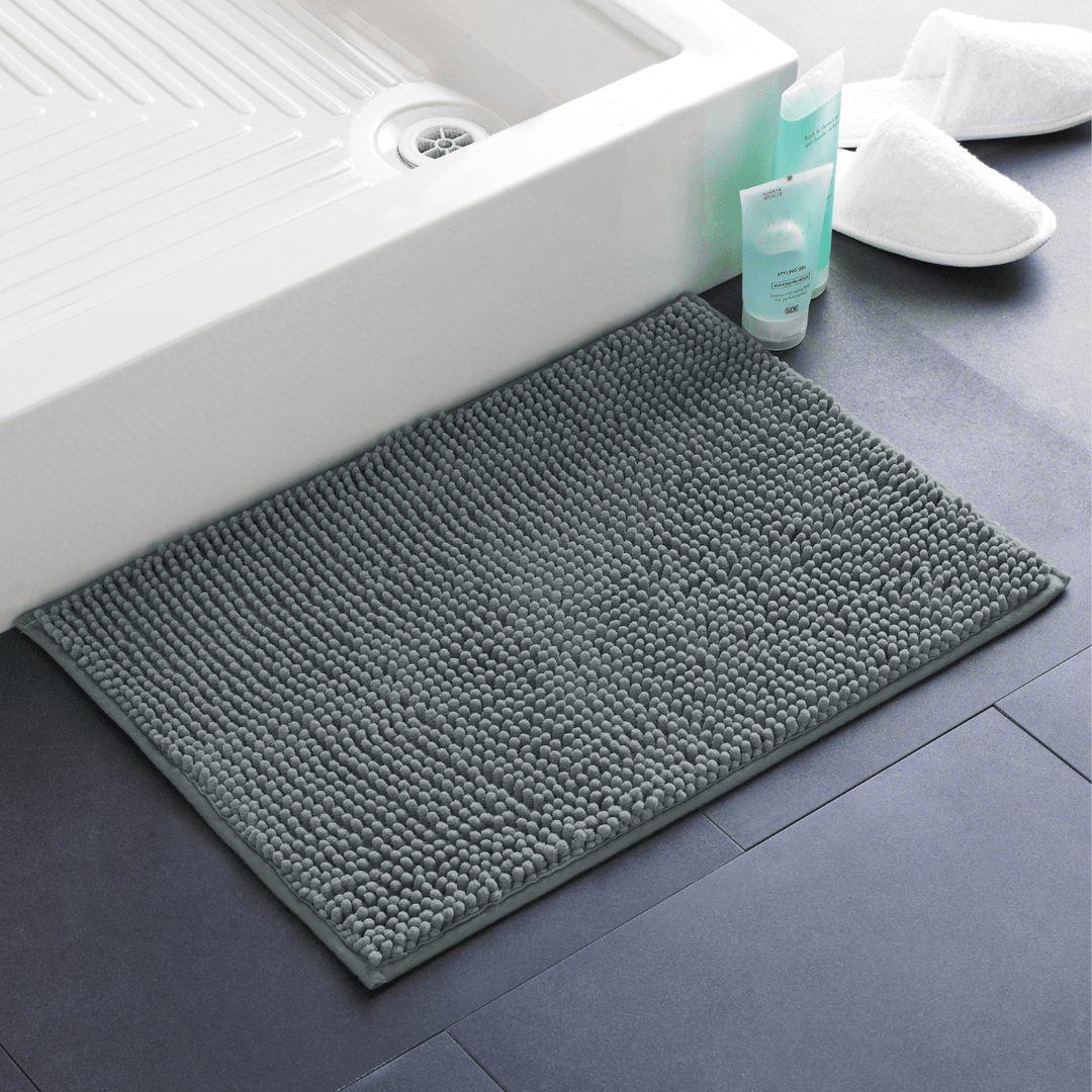 Grey Noodle Bath Mat 60x40cm from You Know Who's