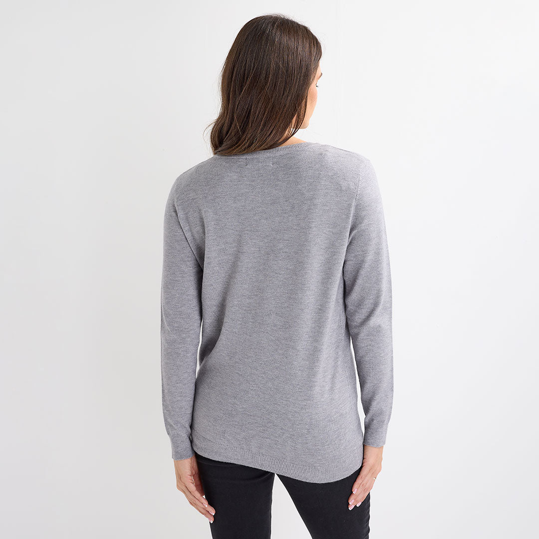 Grey Snowflake Christmas Jumper from You Know Who's