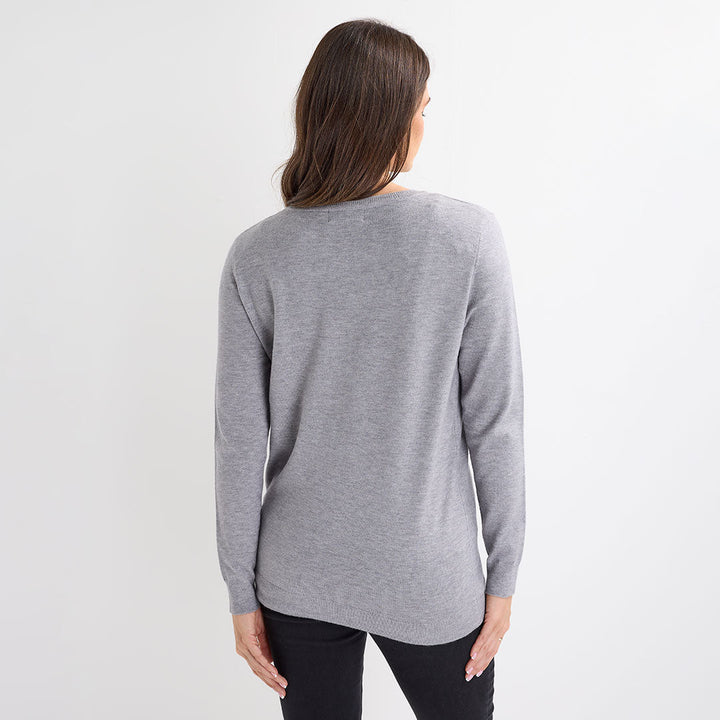 Grey Snowflake Christmas Jumper from You Know Who's