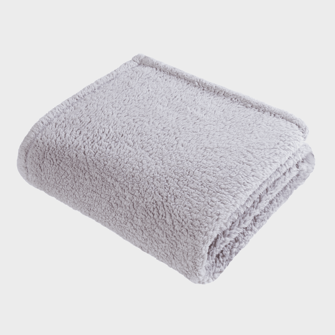 Grey Teddy Throw 125x150cm from You Know Who's