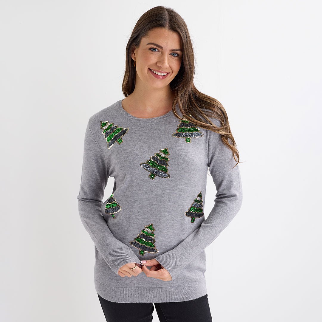 Grey Trees Christmas Jumper from You Know Who's