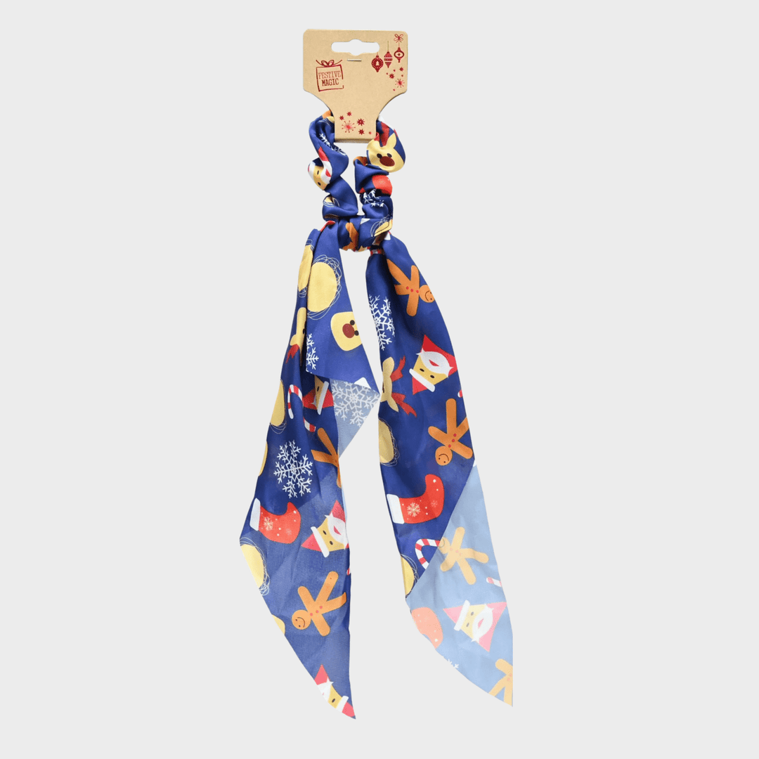 Hair scrunchie long scarf asst from You Know Who's