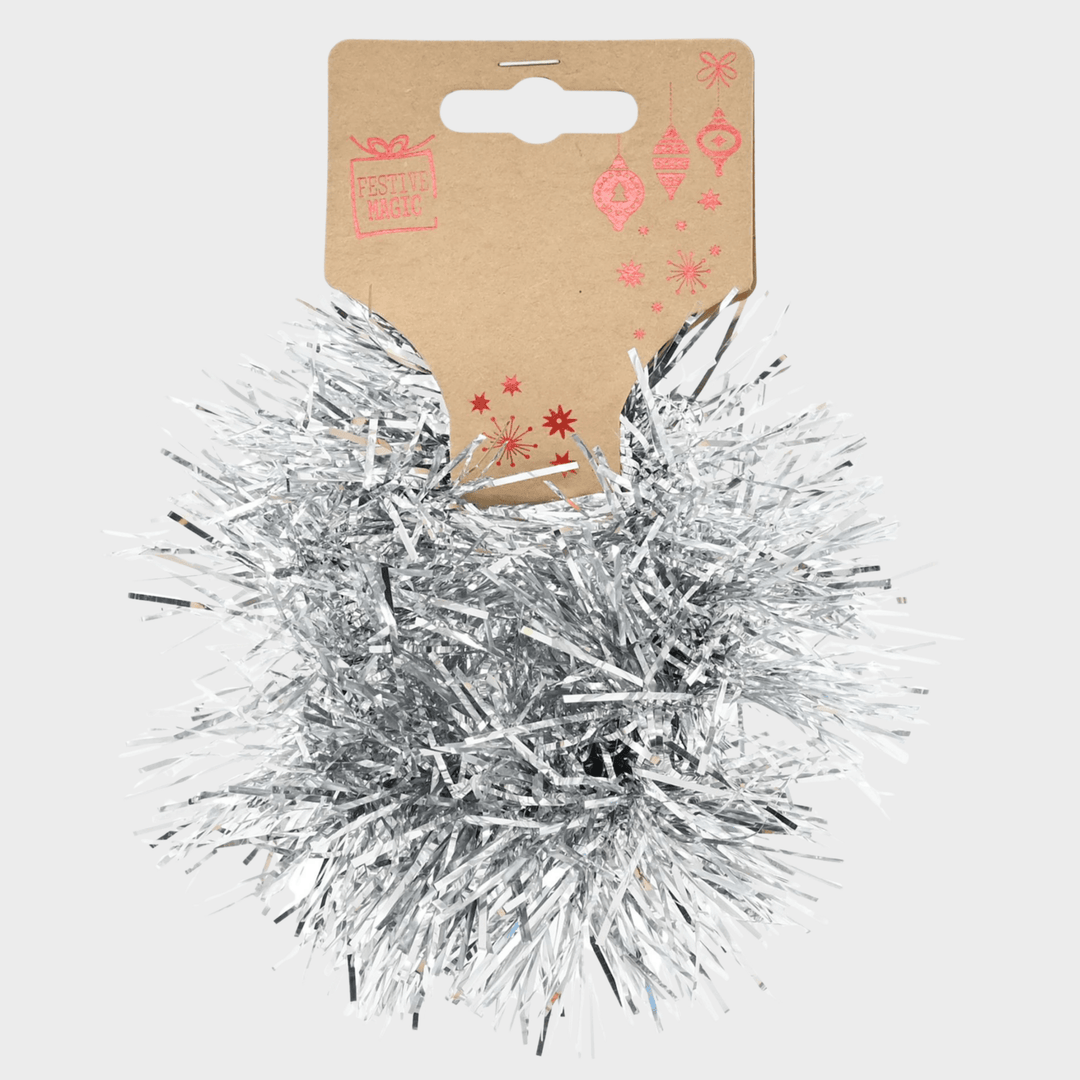 Hair scrunchie w/tinsel pom pom asst from You Know Who's