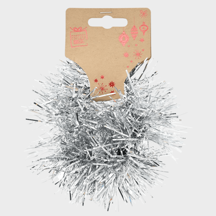 Hair scrunchie w/tinsel pom pom asst from You Know Who's