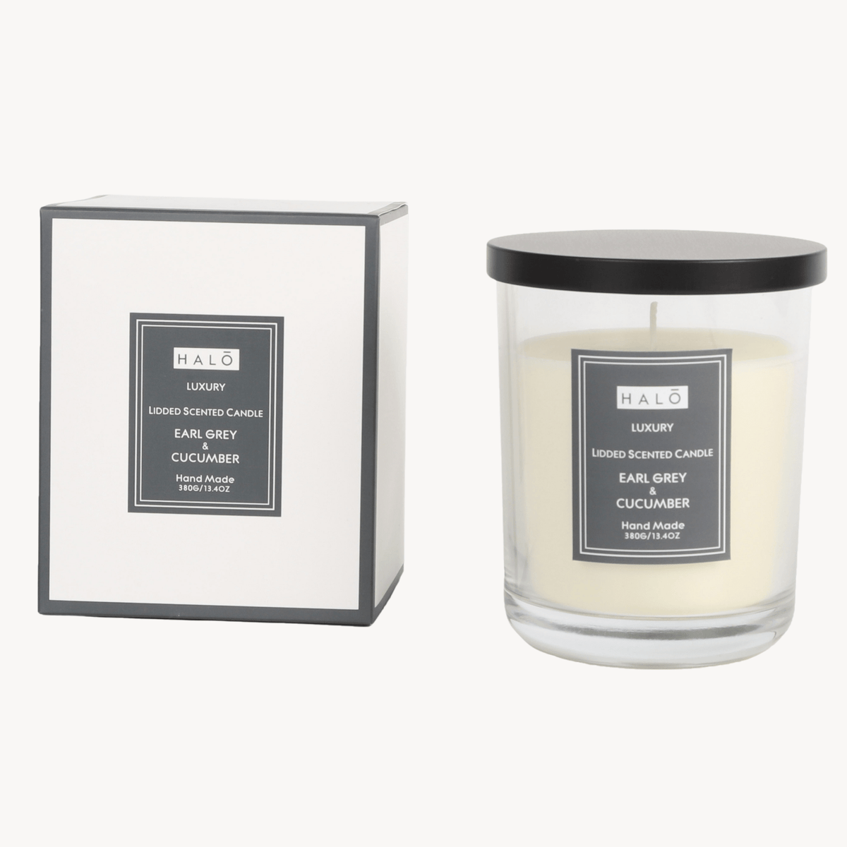 Halo Luxury Lidded Myrhh & Tonka Candle 260gms from You Know Who's