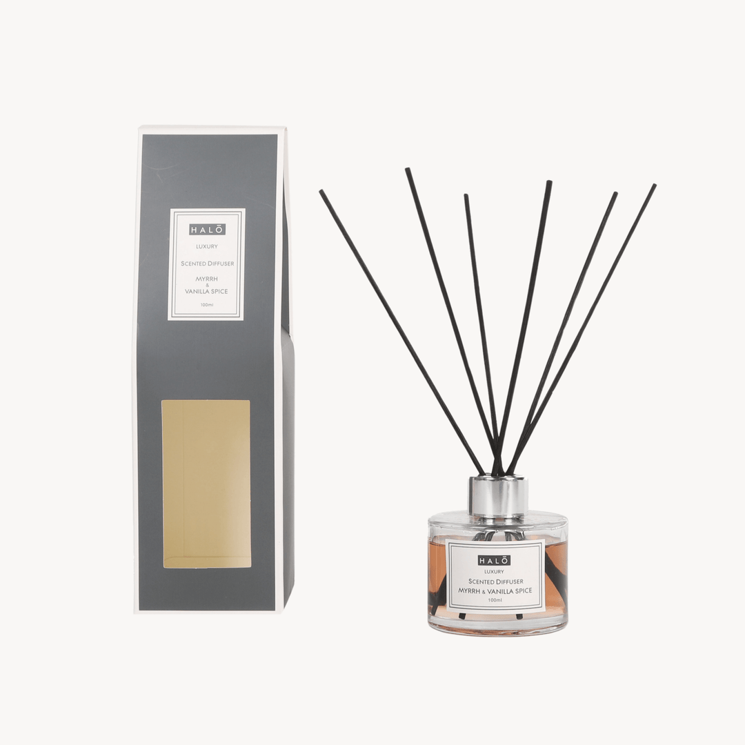 Halo Luxury Myrrh & Tonka Diffuser 3 Sizes from You Know Who's