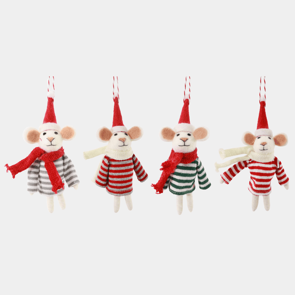 HANGING DECO MOUSE 18cm - 1pce from You Know Who's
