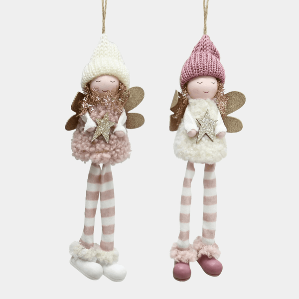 Hanging fairy woolly dangle legs from You Know Who's
