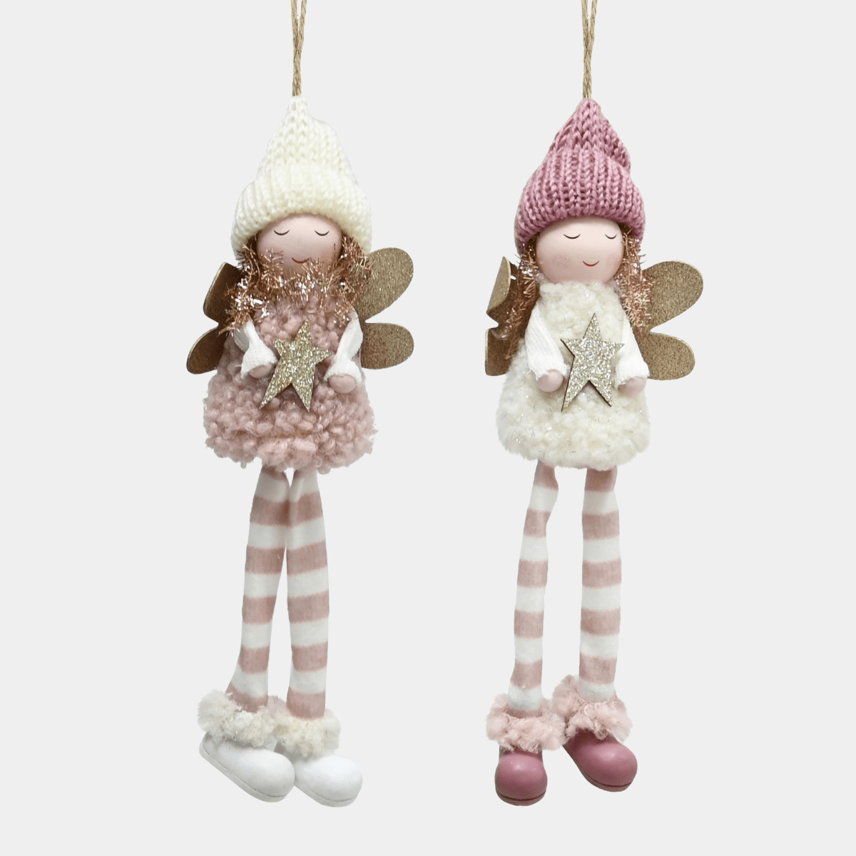 Hanging fairy woolly dangle legs from You Know Who's