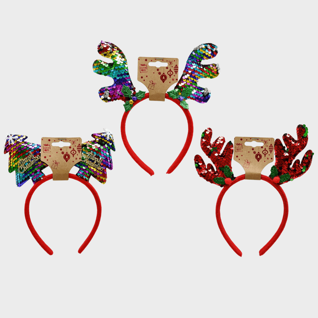 Headband sequin antler/tree - 1pce from You Know Who's