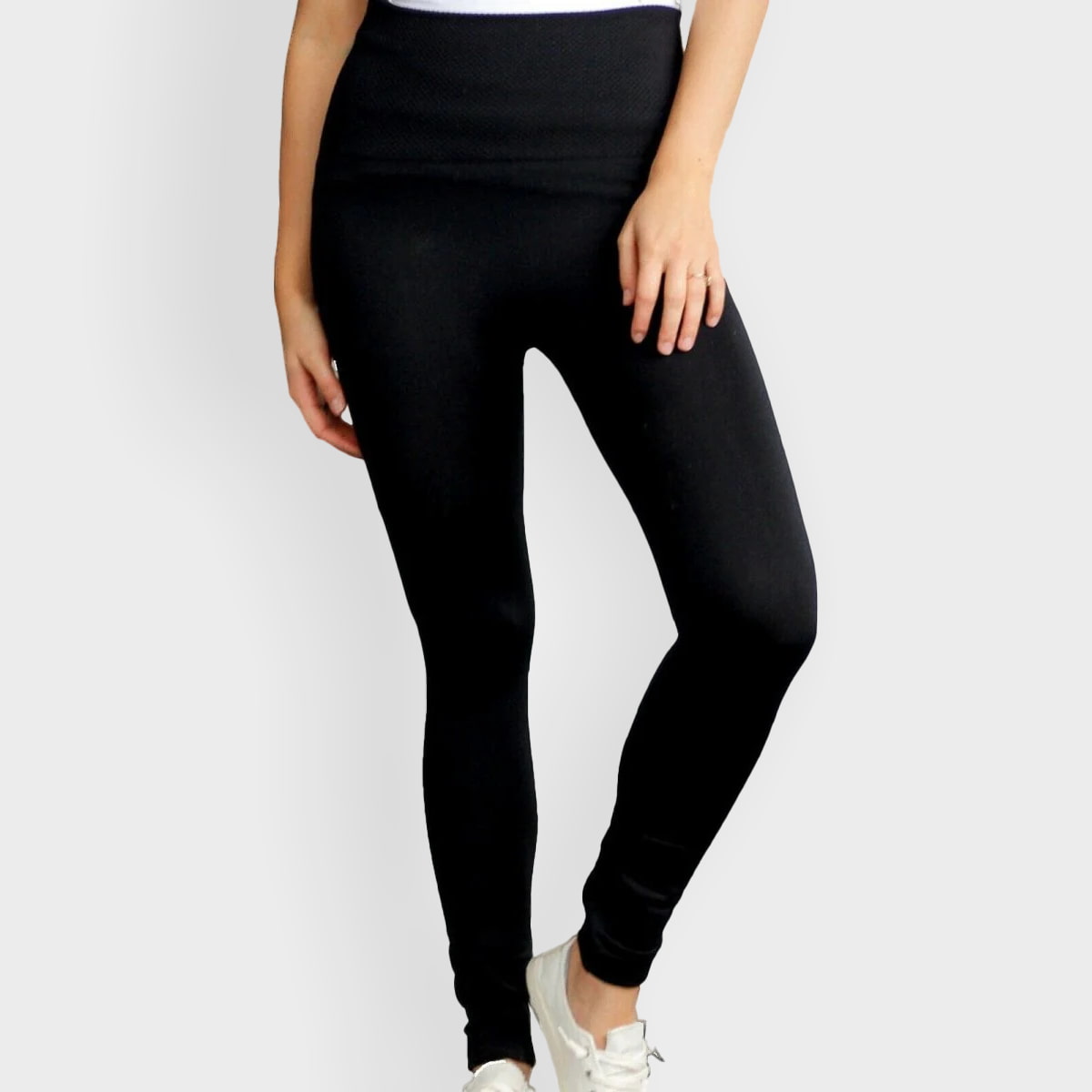 Black Fleece Lined Thermal Leggings for Women You Know Who s