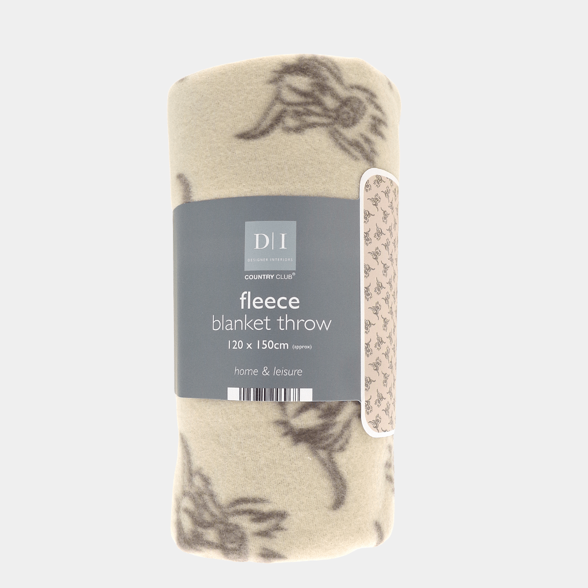Highland Cow Flannel Throw 120x150cm from You Know Who's