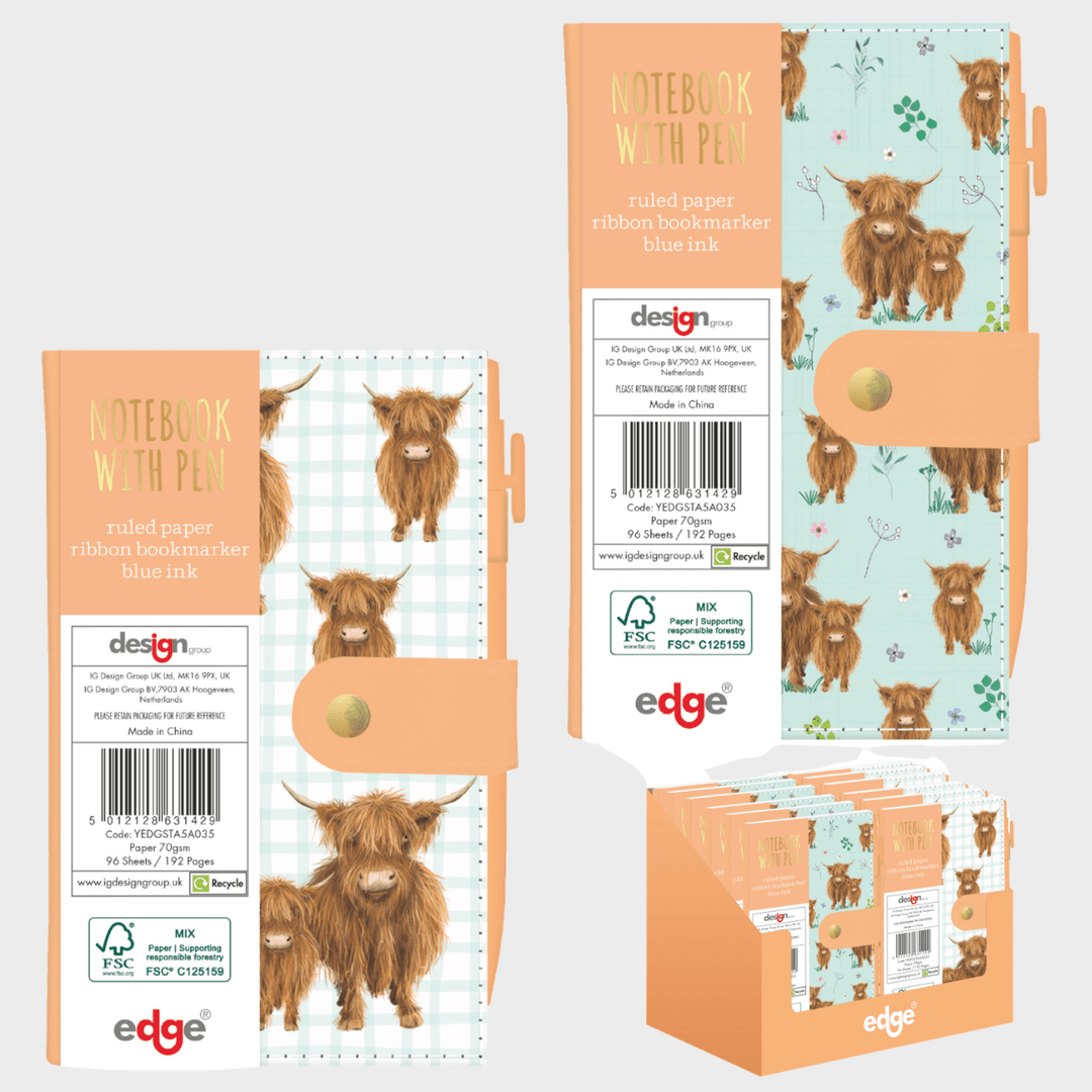Highland Cow List Pad With Pen from You Know Who's