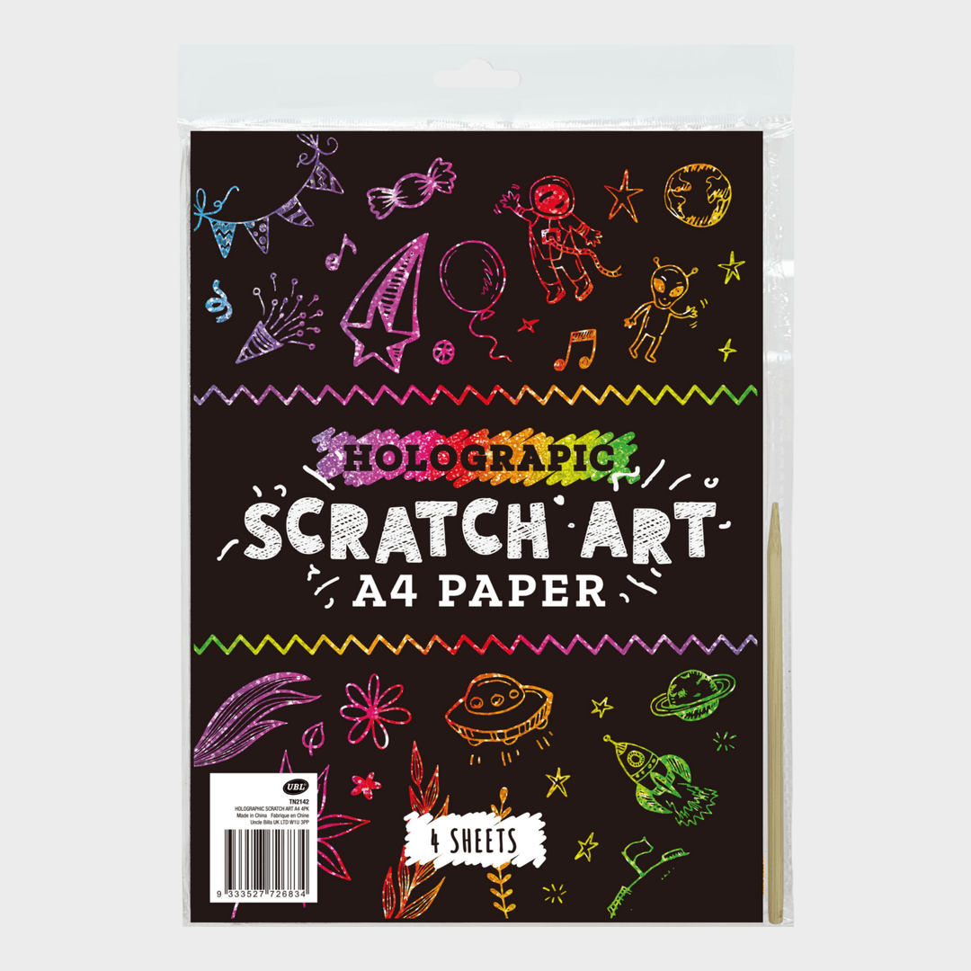 Holographic Scratch Paper A4 4 Pack from You Know Who's