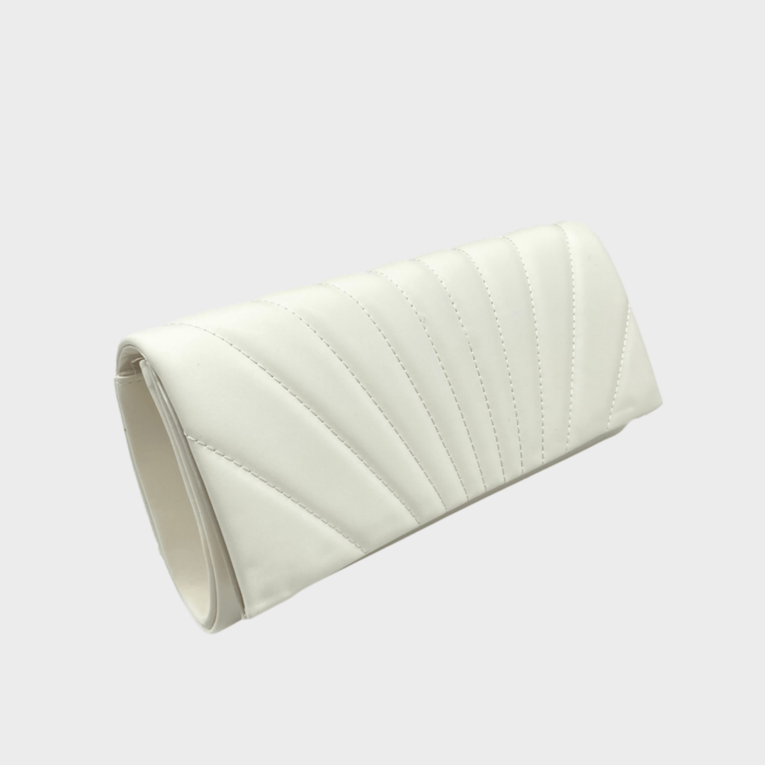 Ivory Long Shell Clutch Bag from You Know Who's