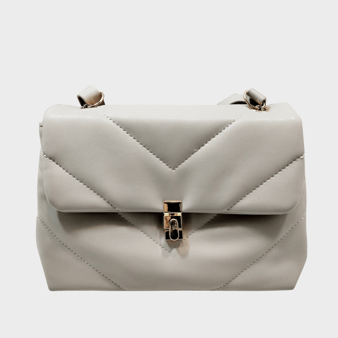 Ivory Satin Look Bag from You Know Who's