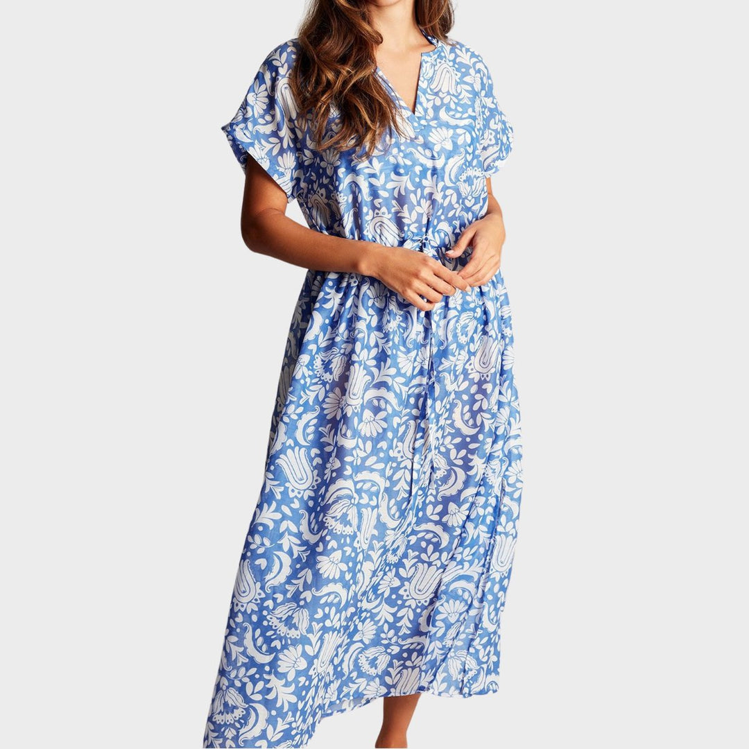 Joules Blue Printed Dress from You Know Who's