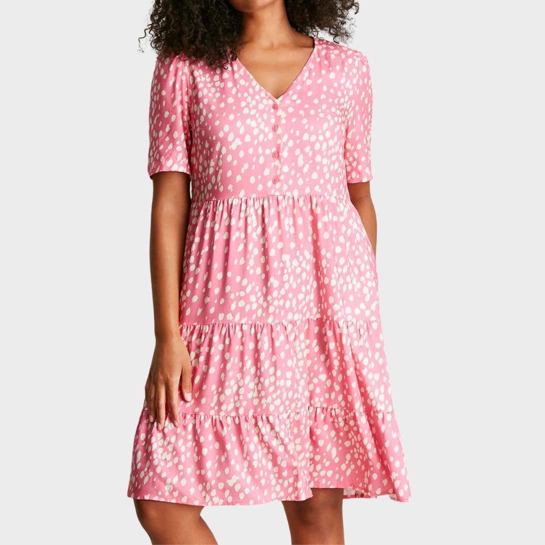 Joules Short Sleeve Pink Dress from You Know Who's