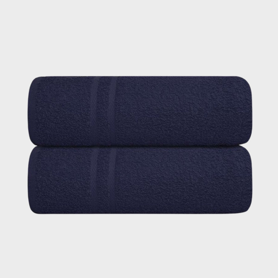 Jumbo Bath Sheet - Navy from You Know Who's