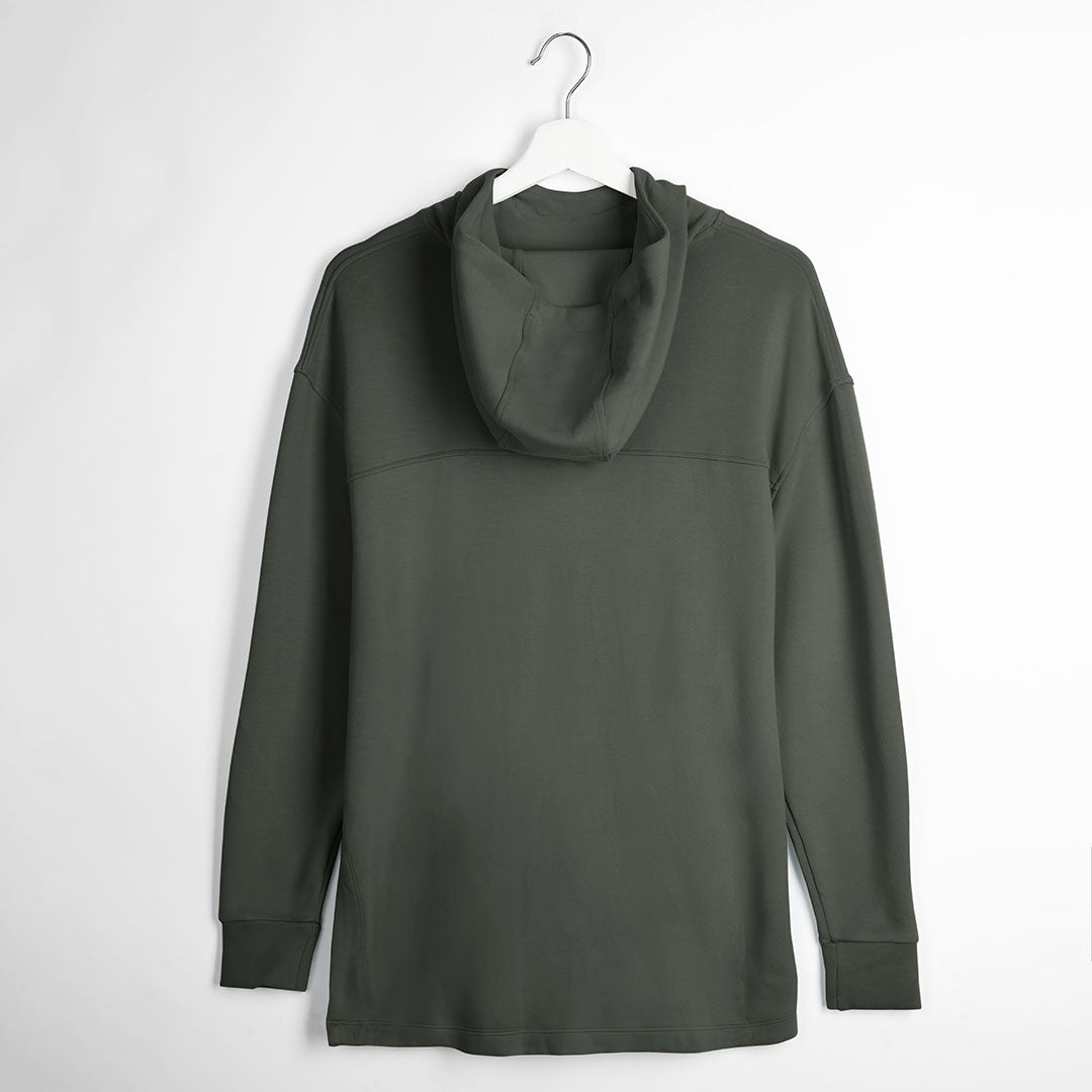 Khaki Relaxed Fit Yoga Hoodie from You Know Who's