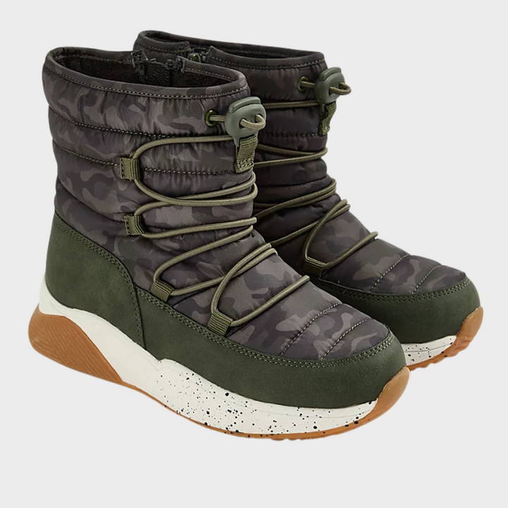 Childrens Toggle Fleece Lined Snow Boots