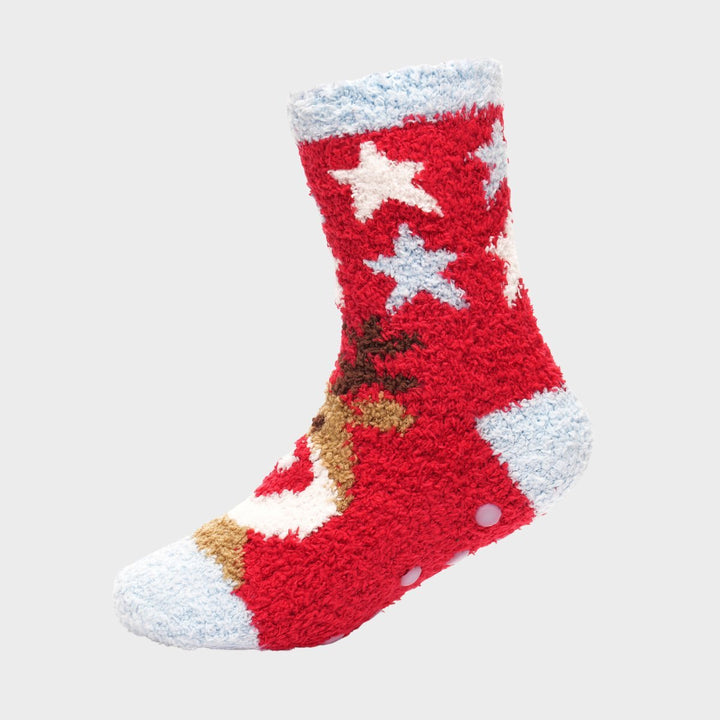 Kids 2 Pack Christmas Cosy Socks from You Know Who's