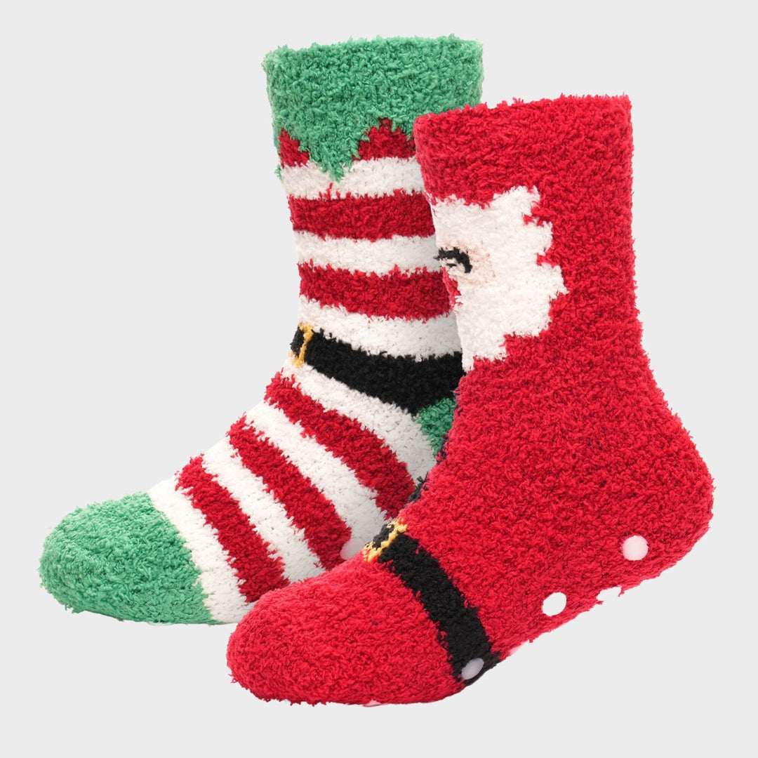 Kids 2 Pack Christmas Cosy Socks from You Know Who's