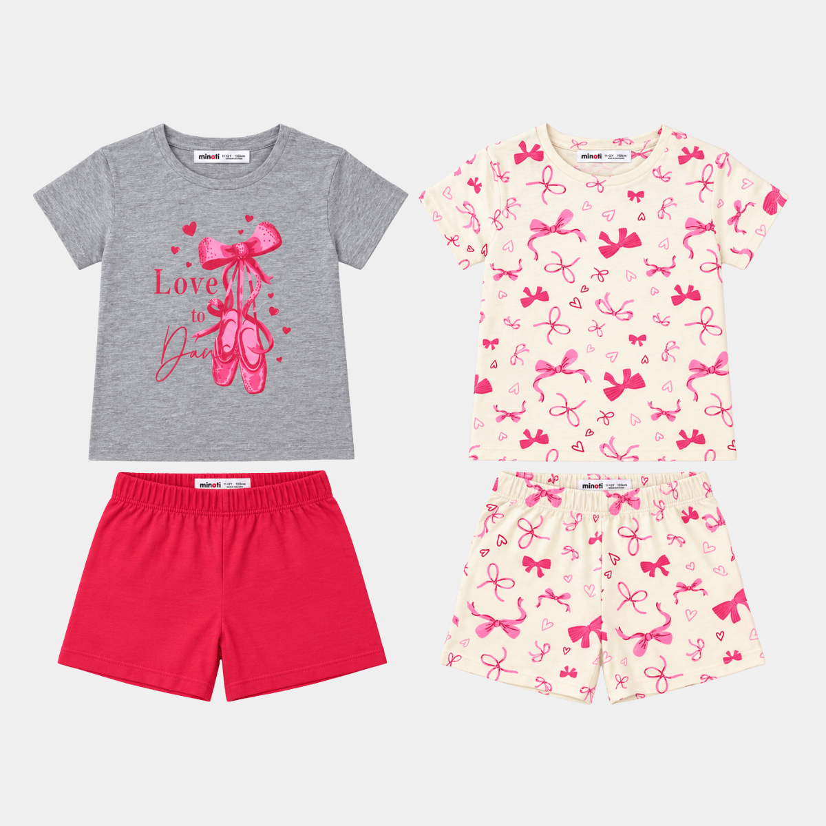Kids 2pk Shorty Pyjama set from You Know Who's