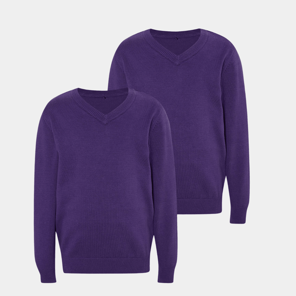 Kids 2pk V Neck School Sweater from You Know Who's