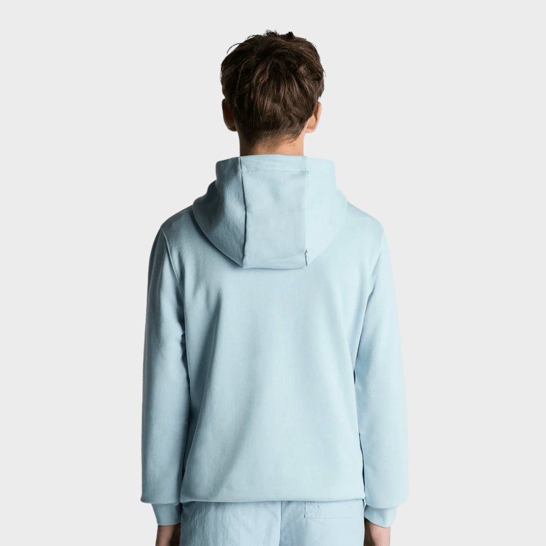 Kids Aqua Lyle and Scott Logo Hoodie from You Know Who's