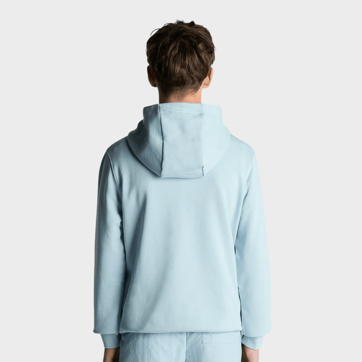 Kids Aqua Lyle and Scott Logo Hoodie from You Know Who's