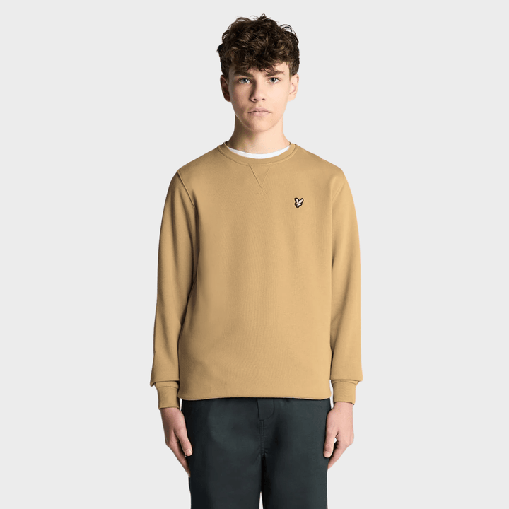 Kids Beige Lyle and Scott Logo Sweatshirt from You Know Who's