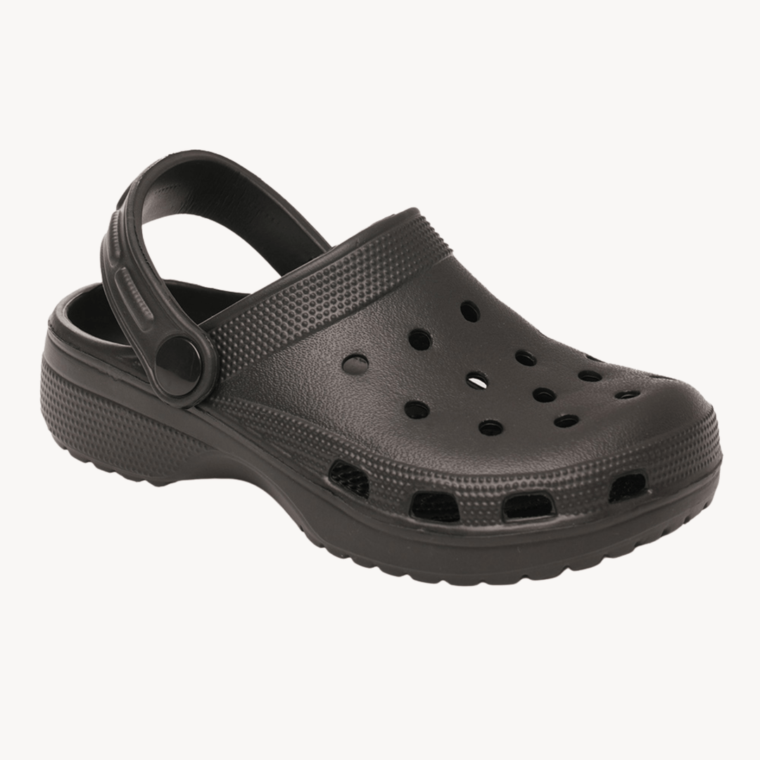 Kids Black Clog from You Know Who's