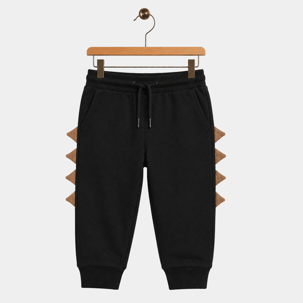 Kids Black Dino Joggers from You Know Who's