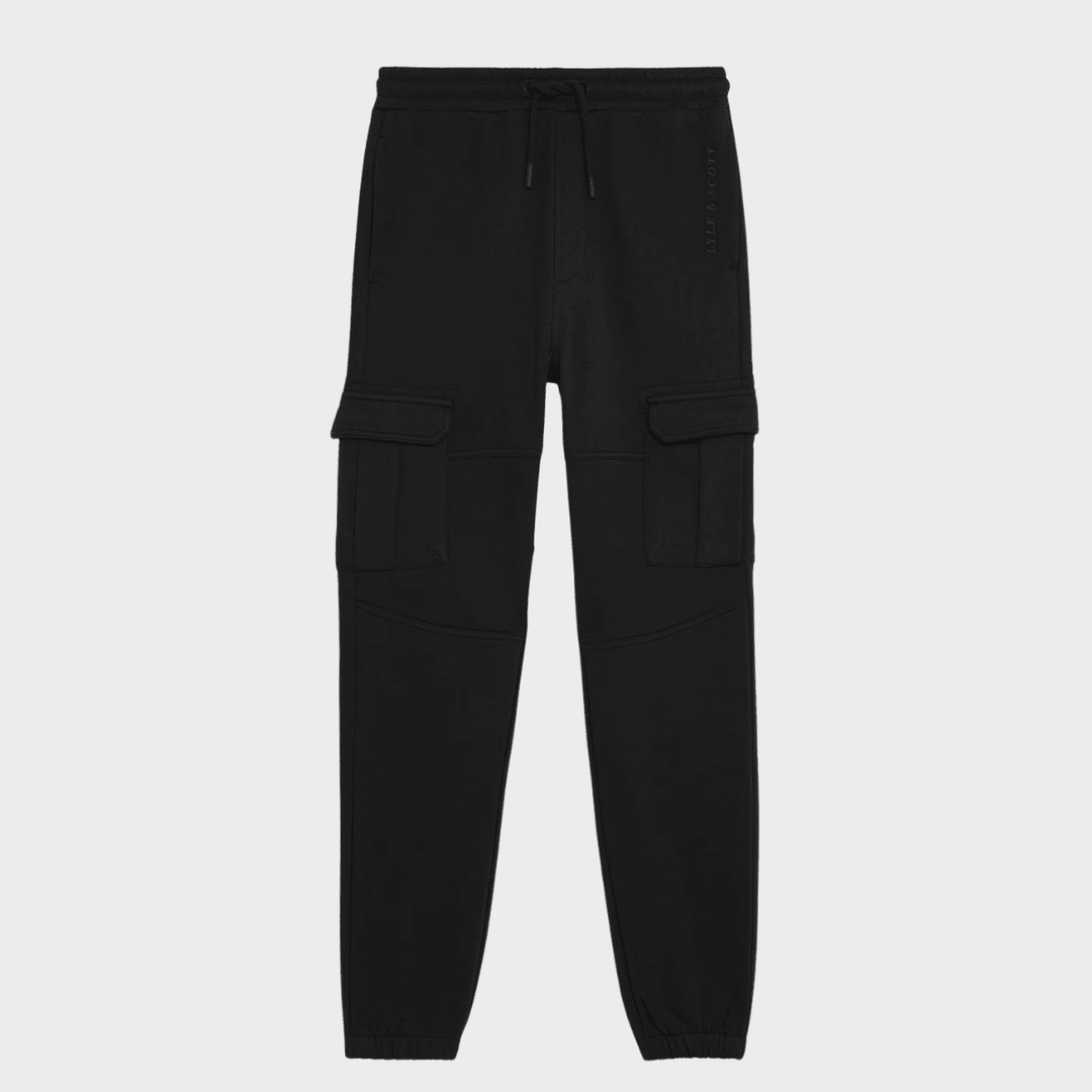 Kids Black Lyle and Scott Cargo Joggers from You Know Who's