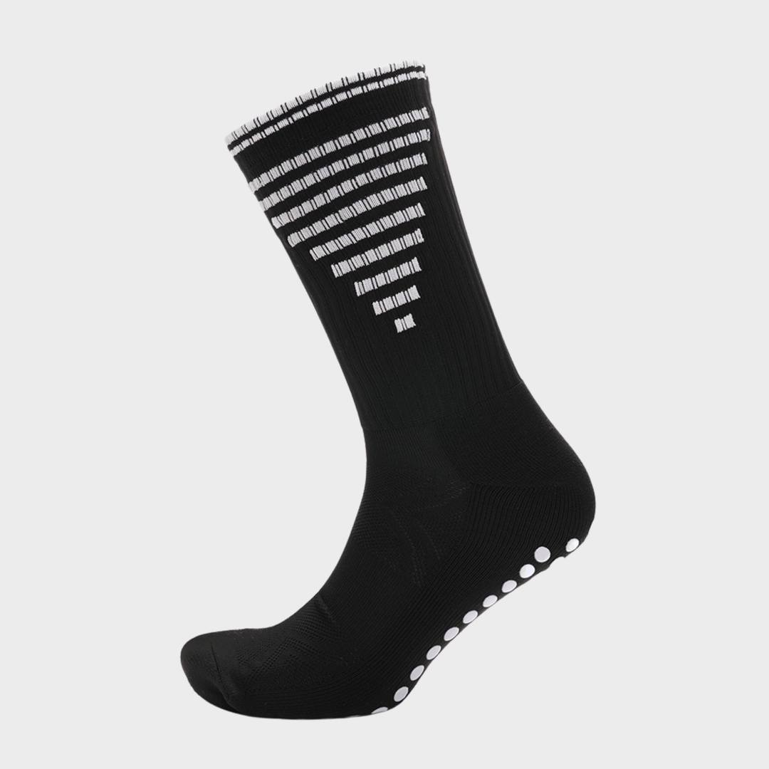 Kids Black Sport Grip Socks from You Know Who's