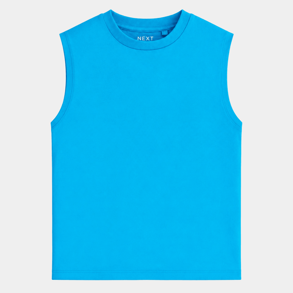 Kids Blue Crew Neck Vest from You Know Who's
