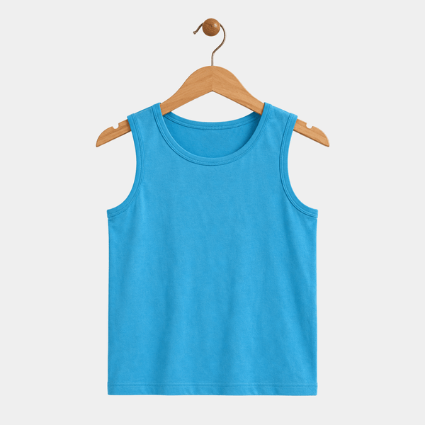 Kids Blue Tank Vest from You Know Who's